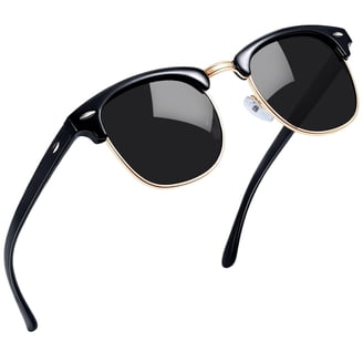 zeroUV Unisex Retro Wide Temple Color Tinted Square Lens  display picture 3