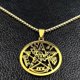thumbnail image 5 of Witchcraft Tetragrammaton Pentagram Stainless Steel Necklace Women Unique of religion Necklaces Jewellery wicca collar mujer, 5 of 5