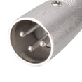 thumbnail image 4 of Unique Bargains 3-Pin XLR Male Connector For Microphone Mic Cable Plug Connector Mic Audio Socket, 2pcs, 4 of 4