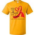 thumbnail image 3 of Inktastic Show Your Heart Some Love Heart Health Awareness Month T-Shirt, 3 of 5