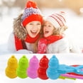 thumbnail image 3 of PVCS Mini Snowman Snowball Maker Clip Maker Animal Shaped Snow Sand Mold Tool Winter Kids, 3 of 5