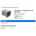 thumbnail image 2 of Wiring Relay - Compatible with 1996 GMC Yukon, 2 of 2
