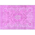 thumbnail image 1 of Ahgly Company Indoor Rectangle Abstract Purple Modern Area Rugs, 6' x 9', 1 of 4