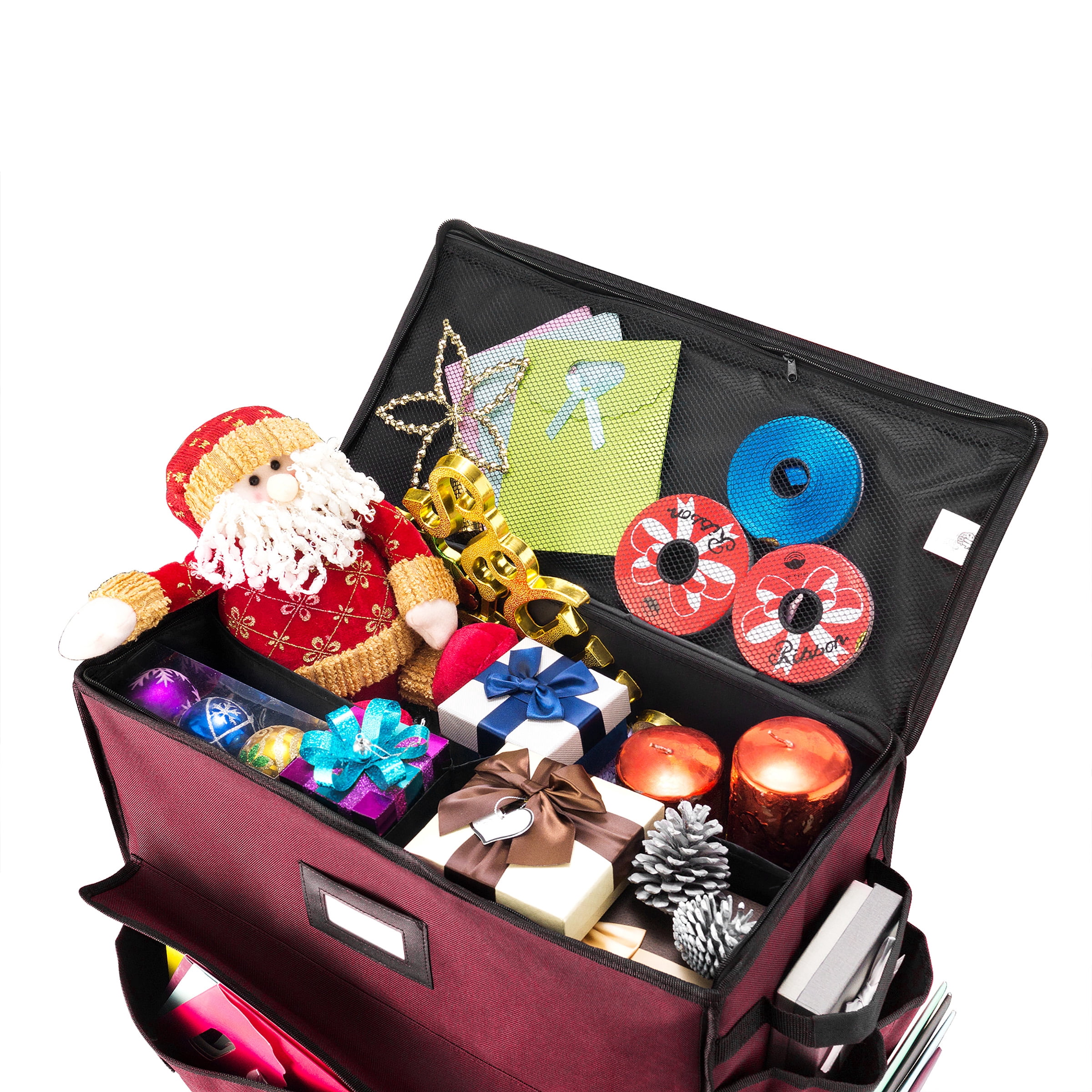DTX International Elf Stor Ultimate Organizer Holiday Storage for Gift Wrap and Bags