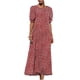thumbnail image 1 of Vestido maxi informal de verano para mujer Vestido bohemio floral con cuello redondo Puff Manga corta Vestido de playa con gradas Vestido largo con vuelo Fridja  yut380, 1 of 5