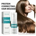 thumbnail image 3 of EELHOE-Mousse alisadora para el cuidado del cabello, suaviza el encrespamiento y las puntas abiertas, repara el cabello dañado, crema para el cuidado que no se estira, 3 of 10