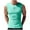 Mint Green, variant on Men Casual Solid Mesh Breathable Sleeveless Round Neck Button Sports Top,Gray,XL