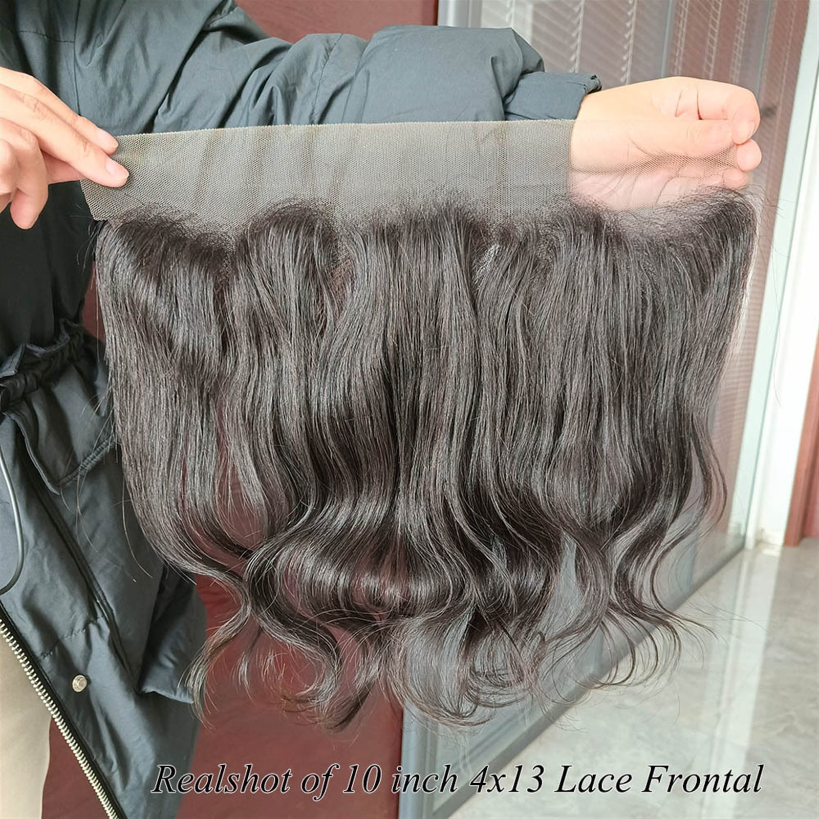 3 Body Wave Bundles with 13x4 Lace Frontal Closure Transparent Remy Human Hair Weave Black Remy Brazilian Hair Extension