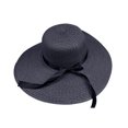 thumbnail image 2 of Windfall Womens Straw Hat Wide Brim Floppy Beach Cap Adjustable Sun Hat for Women UPF 50+, 2 of 8