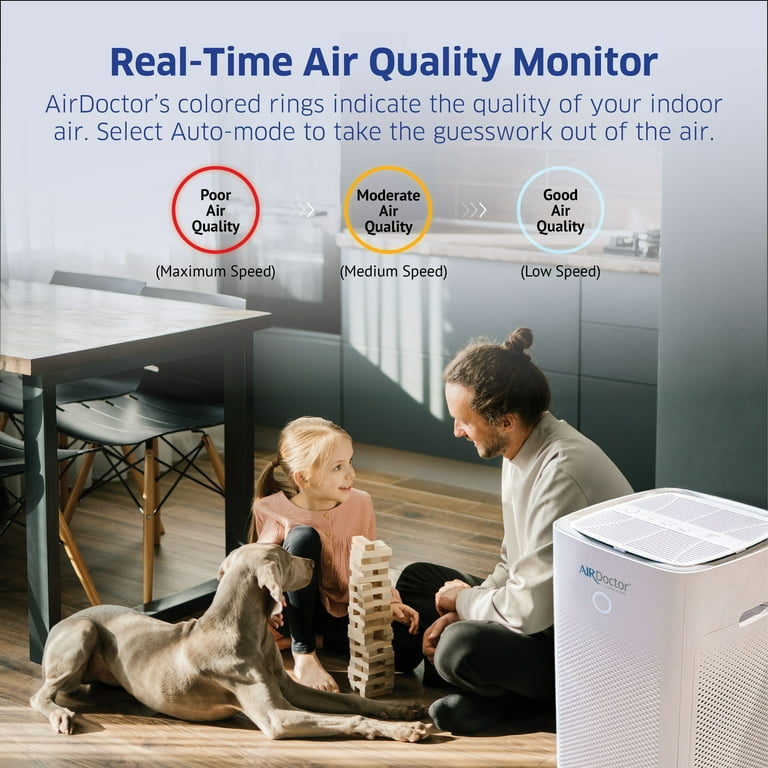 Air purifier for high cheap ceilings