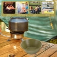 thumbnail image 3 of FONDOTIN Bol à Soupe de Camping Léger Vert Olive en Acier Inoxydable Antiadhésif Portable pour Randonnée en Plein Air, 3 of 7