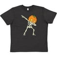 thumbnail image 3 of Inktastic Halloween Dabbing Great Pumpkin Skeleton Youth T-Shirt, 3 of 5