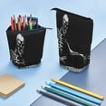 thumbnail image 4 of Picia Skeleton Playing Xylophone Print Telescopic Pencil Case, Telescopic Pen Holder Telescopic Pencil Pouch Bag Stationery Pencil Case Box Storage Organizer Makeup Bag, 4 of 6