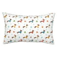 thumbnail image 1 of Balery winter Snowflake Dachshund Funda de Cojín Estampada, Regalos para Mujeres, Regalos de Amor para Ella, Regalos para Novia o Esposa, Funda de Almohada-20"x30", 1 of 6