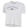 thumbnail image 2 of Women's Alternative Apparel  White Kent State Golden Flashes Retro Jersey Headliner Cropped T-Shirt, 2 of 3