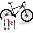 thumbnail image 4 of Eigraketly Pinza de freno para bicicleta V, accesorios modificados profesionales, tope de rueda de aleación de aluminio, Kit de frenado de brazo largo, Ciclismo Negro Eigraketly OD023869-01, 4 of 6