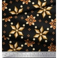 thumbnail image 3 of Soimoi Velvet Fabric Dot & Floral Decorative Print Sewing Fabric Yard 58 Inch Wide, 3 of 3