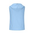 thumbnail image 5 of Taqqpue Cotton Linen Short Sleeve Hoodies for Men Solid Color Drawstring Hooded Button Up Tank Tops Casual Lightweight Soft Beach Blouse Tops, 5 of 6