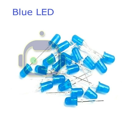 

New 3mm 5mm 8mm 10mm LED Light Emitting Diodes Clear White Red Blue Green Lights