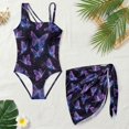thumbnail image 5 of Whosucclay Butterflies Girls One Piece Bathing Suit, Adjustable Straps Quick Dry Girls' Sleeveless One-Piece Swimsuit with Skirt for Swimming, 11-12 Years Old, 5 of 7