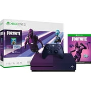 Restored Microsoft 23C-00080 Xbox One S 1TB Fortnite Battle Royale Special Edition Console Bundle Gradient Purple (Refurbished)