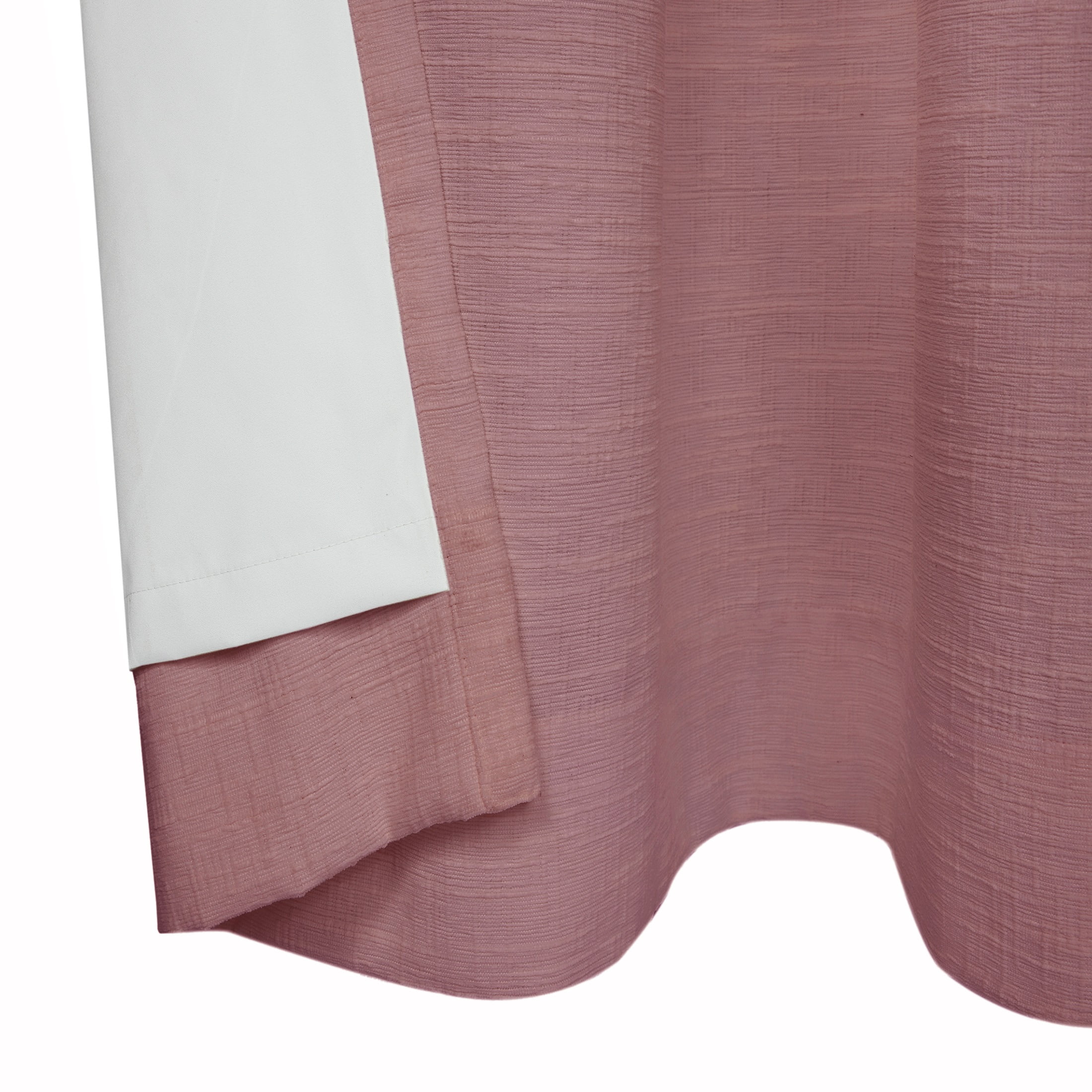 Better Homes & Gardens Textured Solid Chenille Blackout Single Curtain Panel, Violet Gem, 50"W x 63"L