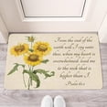 thumbnail image 2 of Sunflower Flowers on Yellow Background (5) Door Mat 30 X 17 Inch Welcome Doormat Indoor Outdoor Entrance Floor Mat Non Slip Spring Summer Decor Rubber Mats, 2 of 6