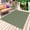 Green, variant on Navy Blue Pure Color Outdoor Rug 4x6 Ft - Reversible Patio Rug Outdoor Camping Rugs, Aesthetics Contemporary Luxury Washable Indoor Outdoor Area Rugs, Non-Slip Outdoor Carpet Runner for Deck/Porch