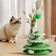 thumbnail image 5 of Cat Toy Roller 3-Level Turntable,Interactive Cat Toy with 4 Balls Interactive Kitten Fun Mental Physical Exercise Kitten Toys for Indoor Cats （Green）, 5 of 8
