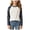 Grey, variant on YDFCWXW Girls Long Sleeve Shirts Cotton Color Block Casual Tops Tees Crewneck Breathable Winter Outfits (Grey, 3-4 Years)