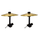 thumbnail image 1 of Crash Cymbal Aire Ventilador Tambal automóvil Fácil clip-On mini platmbal (1pc oro), 1 of 4