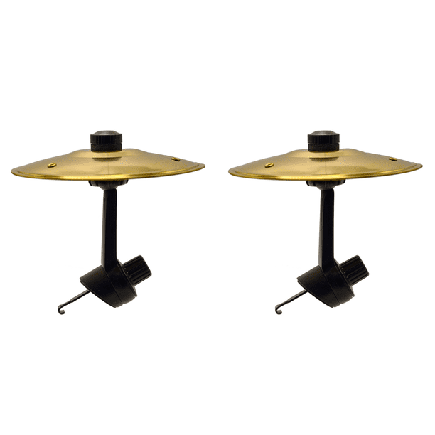 Crash Cymbal Aire Ventilador Tambal automóvil Fácil clip-On mini platmbal (1pc oro)