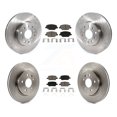 thumbnail image 1 of CMX Front Rear Disc Brake Rotors and Ceramic Pads Kit for Car Chevrolet Camaro Without Brembo Calipers K8C-101213, 1 of 11