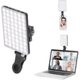 thumbnail image 1 of Luz de video LED USB XCF 3200-5600K 3 modos de luz y brillo regulable con clip para teléfono, 1 of 4