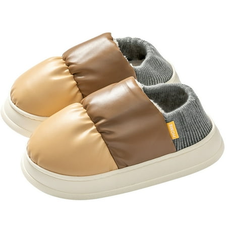 

Color-block Thick Bottom Home Shoes EVA Thick Sole Non-slip Outside Indoor Shoes