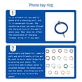 thumbnail image 4 of Matsuzay Cadena para teléfono móvil para hombres y mujeres, resistente al agua, Color sólido, Universal, Flexible, anillo antipérdida, cordón de Teléfono y Comunicación Azul, 4 of 6