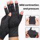 thumbnail image 3 of Guantes de compresión para artritis Skymirror, 1 par, sin dedos, para rehabilitación, terapia antiartritis, muñequera de soporte, 3 of 8