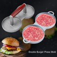 thumbnail image 4 of Double Burger Press Non-Stick Hamburger Press  Hamburger Maker Kitchen Tools, 4 of 8