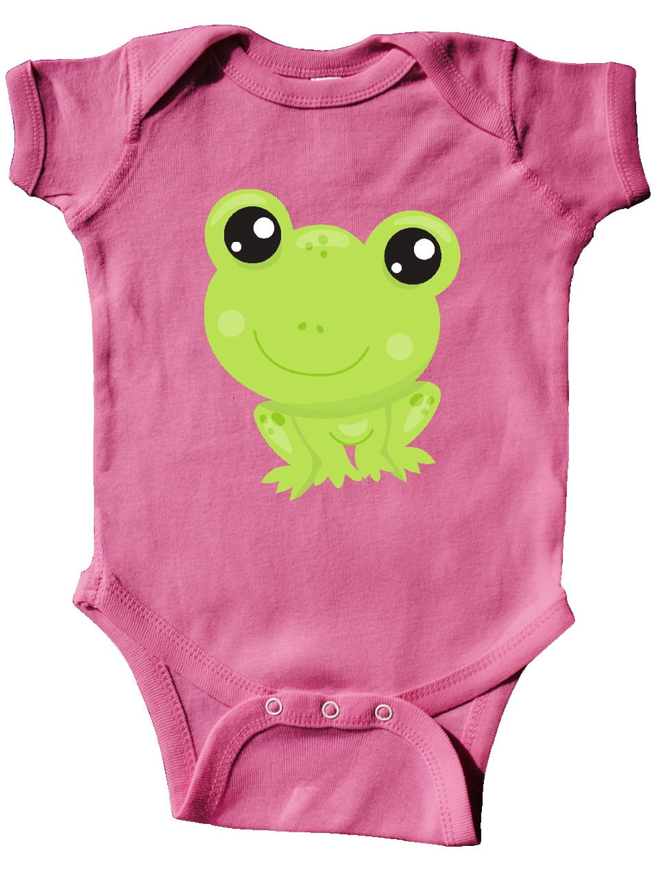 INKtastic Inktastic Cute Little Frog, Kawaii Frog, Green Frog Infant