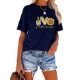 thumbnail image 2 of Anbech Sunflower Shirts for Women Graphic Tee Ladies Patriotic Tee Shirt Christian Top Short Sleeve, 2 of 7