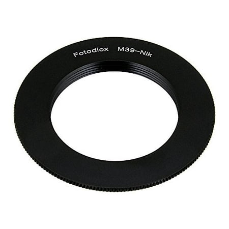 Fotodiox Lens Mount Adapter - Leica L39 (M39, 39mm x 1mm Thread) Screw Lenses to Nikon F (FX, DX) Mount Camera System (such as D7100, D800, D3 and (Best Fx Lenses For Nikon D800)