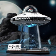 Space UFO Spaceship Building Sets, Galaxy Interstellar Spaceship Sets,Collection Creative Star Spaceship Building Kit for Animation Fans