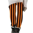 thumbnail image 1 of Tights for Girls High Waisted Pants Halloween Girls Striped Printed Pants, 1 of 6