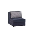 thumbnail image 3 of Ottomanson Salon Convertible Arm Chair, Navy Chenille, 3 of 6