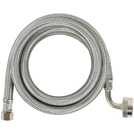 Certified Appliance Accessories DW60SSL Braided Stainless Steel Dishwasher Connector with Elbow, 5ft