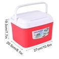 thumbnail image 4 of NWOKYZGH Refrigerated Box Fishing Household Preservation Box Portable Insulated Bucket Outdoor Refrigerator Box, 4 of 8