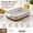 Gray and Khaki, variant on 9x13 Ceramic Baking Dish 4.8 QT Deep Casserole Dish with Handles Oven Safe Lasagna Pan for Baking Roasting Serving Rectangular Bakeware