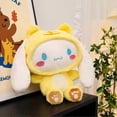 thumbnail image 5 of Peluche Cinnamoroll amarillo de 47 cm y 57 cm. Muñeco de peluche Cinnamoroll kawaii con ojos estrellados, ideal como regalo para niños y niñas. Regalo para el Día del Niño., 5 of 5