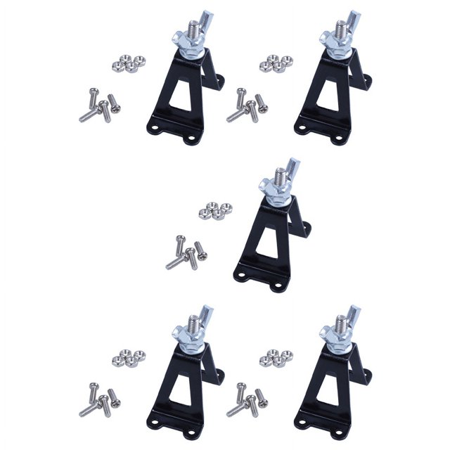 5X 1/10 Rejilla de Recambio, Soporte Trasero de Metal Soporte de Rueda Soporte de Rueda para 1/10 SCX10 D90 CC01 RC Crawler Car