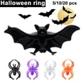 thumbnail image 1 of Dream Lifestyle Plastic Spider/Bat Women Finger Ring Halloween Christmas Birthday Party Decor, 1 of 8